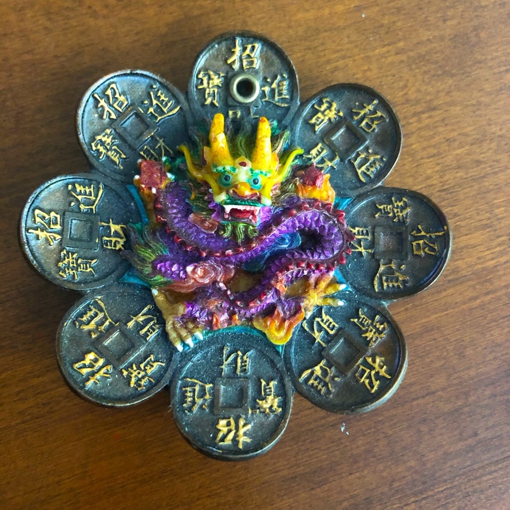 Chinese Dragon Incense Stick holder